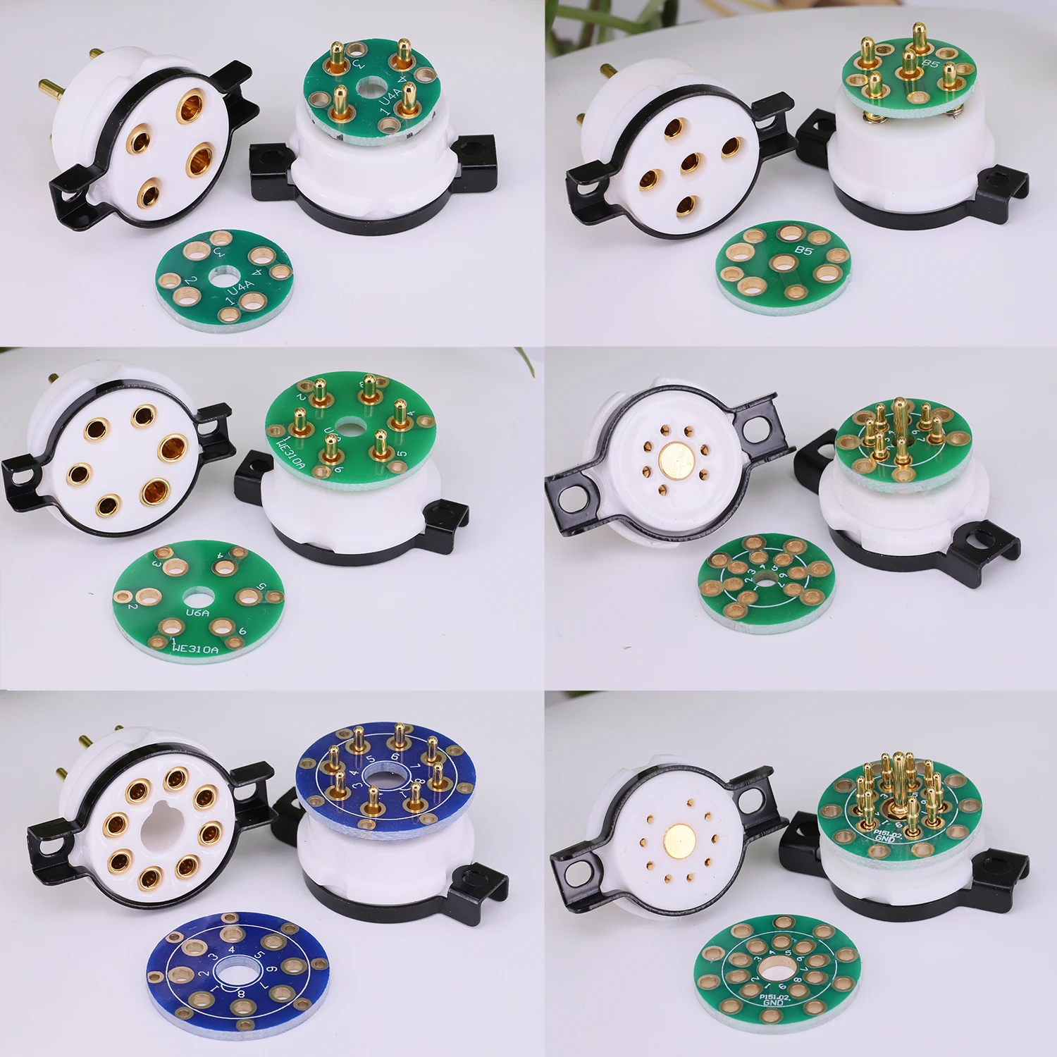 CMC EIZZ 4핀 5핀 6핀 7핀 8핀 9핀 튜브 소켓 앰프 DIY HIF용 10PCS 어댑터 컨버터 보드 PCB 회로