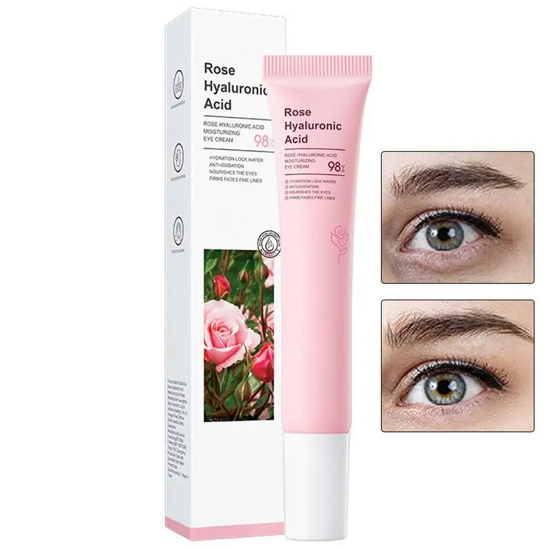 

Eye Cream Rose Anti Wrinkle & Aging Moisturizer Essence 20g Dark Circle Puffiness Remover Smooth Whiten Brighten Skin Care Serum