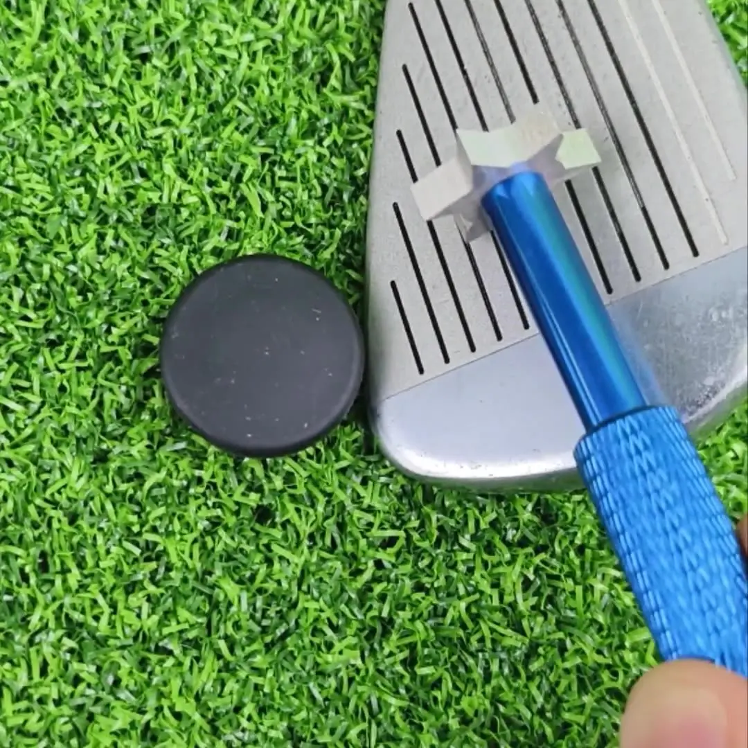 Golf Sharpener Golf Club Grooving Sharpening Tool Golf Club Sharpener Head Strong Wedge Alloy Wedge Sharpening Cut