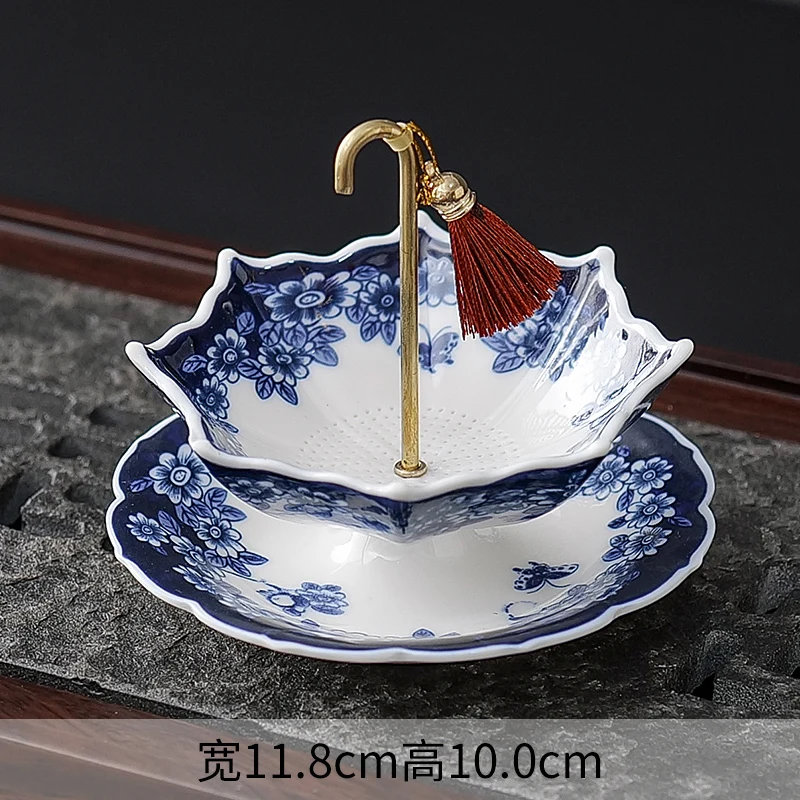 tea infuser tea strainer tea filter China Umbrella Tea Strainers Tea Infusers Ceramic Filter Screen Teas Ceremony Accessories Teas Table Decorations Ornaments