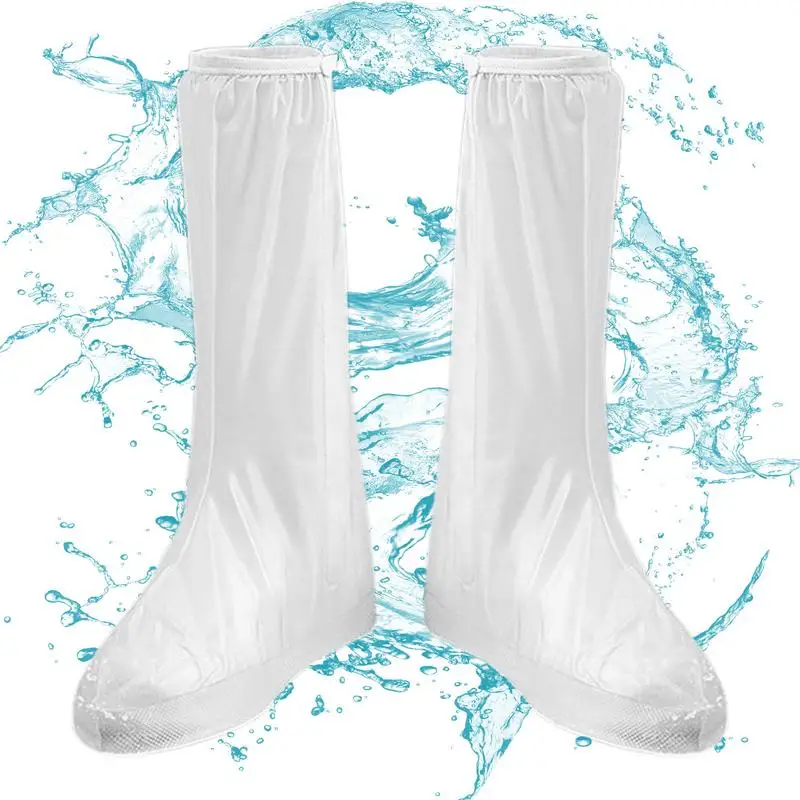 

Water Proof Shoe Covers Overshoes Shoe Protectors High Tube Rain Shoe Cover Reusable Snowproof Non-slip Rain Galoshes Boot Rain