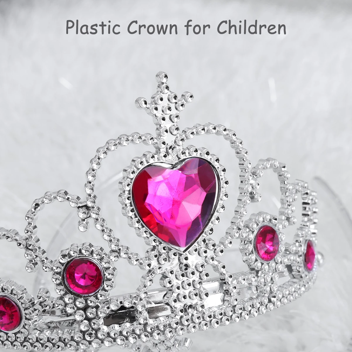 5pcs Cute Kids Tiara Crown Set Girls Dress up Party Headband Accessories Queen Princess Headdress Festive Children Headwear