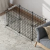 Dog cage Wire mesh fence indoor teddy animal escape barrier 3