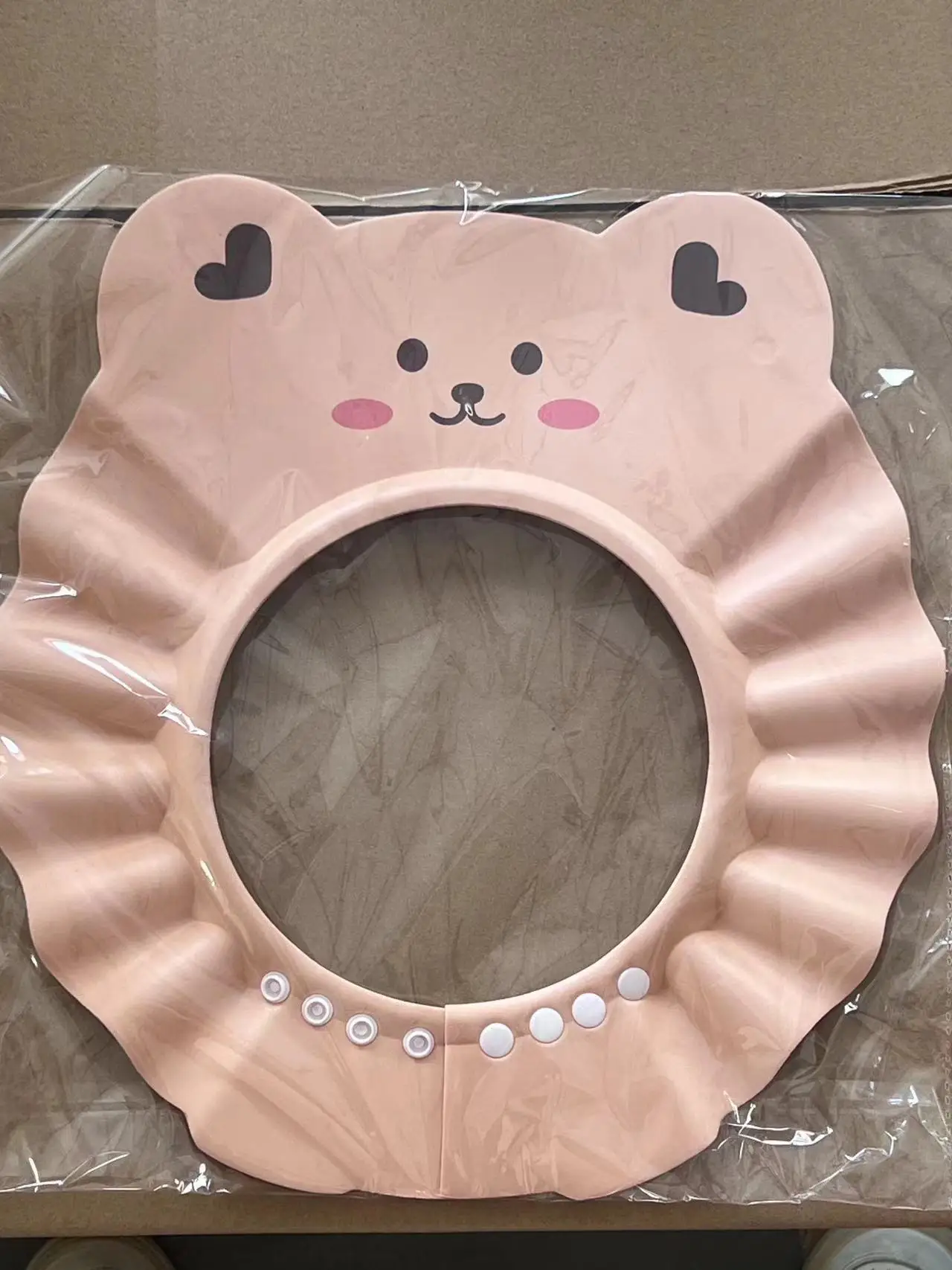 Hair Wash Hat Shampoo Shower Cap ins style baby shampoo magic children's water-blocking cap shampoo hair ear protection baby bath shower cap waterproof c