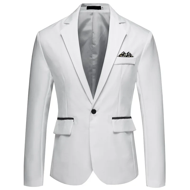 New Autumn Men's Western-style Suit Single-breasted Casual Cross-border Amazon Fashion Outdoor Wear Men's Blazer 2
