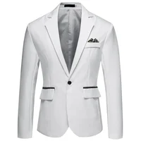 New Autumn Men's Western-style Suit Single-breasted Casual Cross-border Amazon Fashion Outdoor Wear Men's Blazer 2