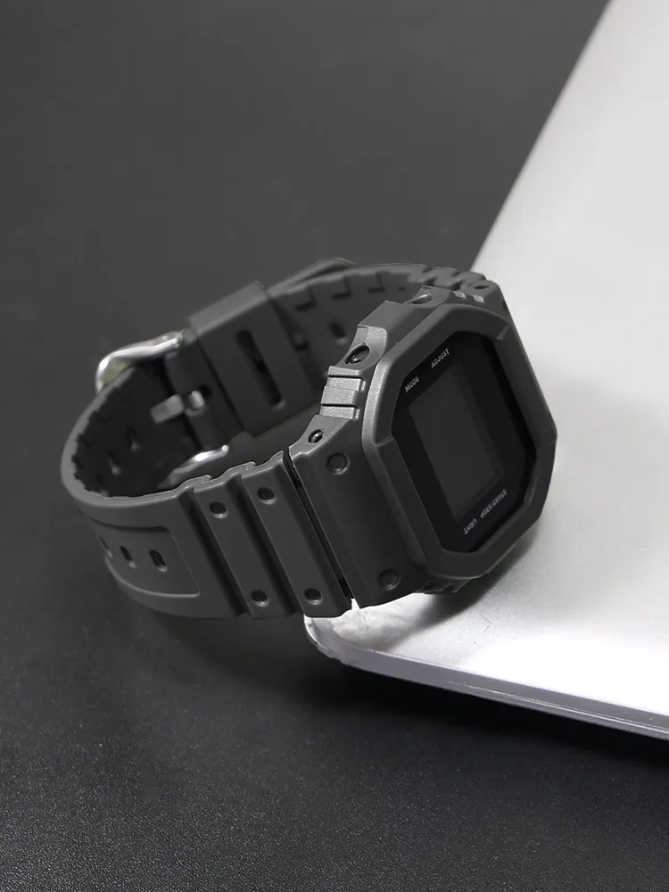 Enhanced Silicone Watch Strap for G-SHOCK Small Square Watches