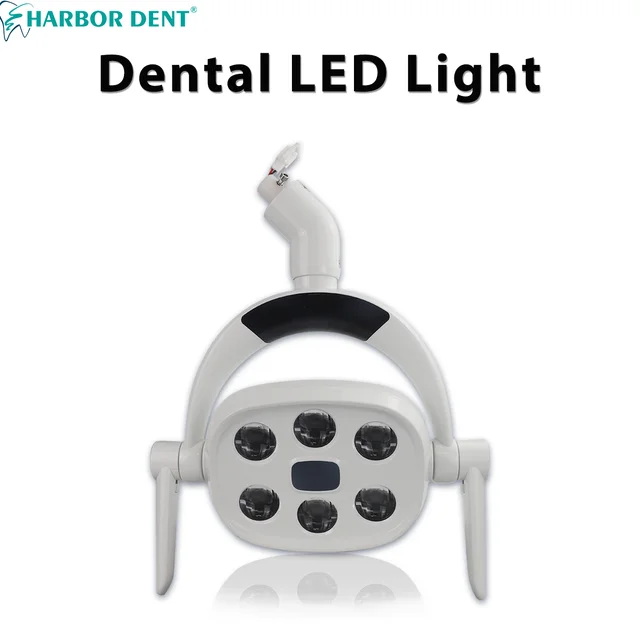 15W Dental Oral Light With 6LED Induction Light 8 Grade Illumination Lamp Surgery Shadowless Light Dentifor Dental Chair Unit