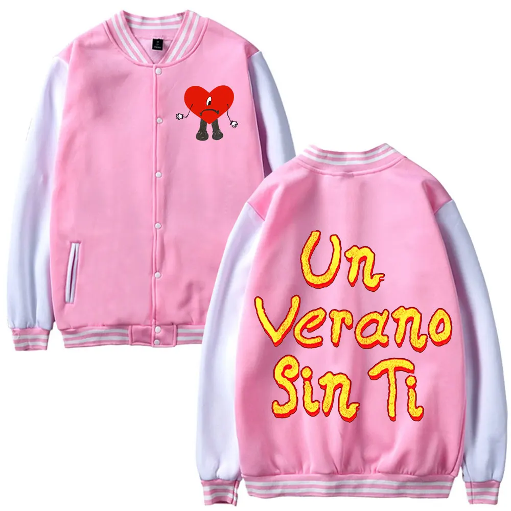 Rapper Bad Bunny UN VERANO SIN TI Music Album Baseball Uniform Men