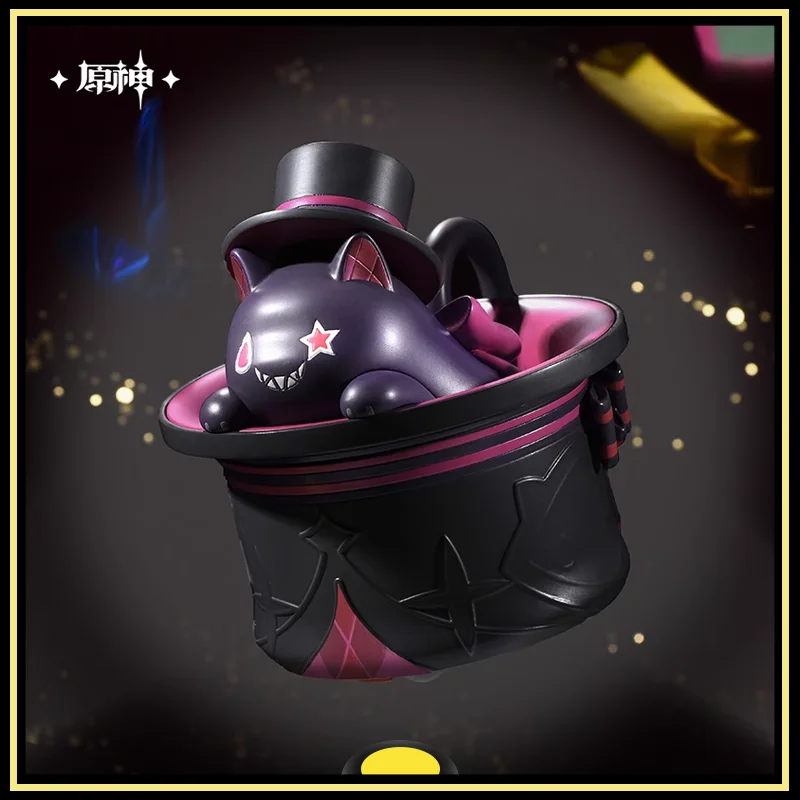 Genshin Impact Action Figure Model Fairy Tale Cat Series Wanderer Car Mounted Toys Brand New Genuine Birthday Gift Original