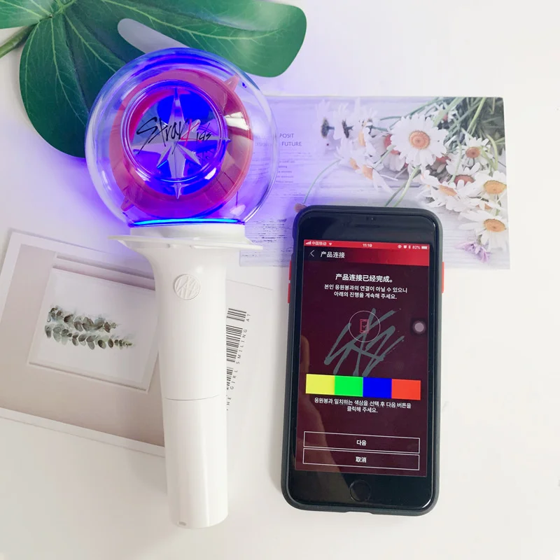 Светильник ящаяся палочка Новая Мода Kpop потертая детсветильник с Bluetooth