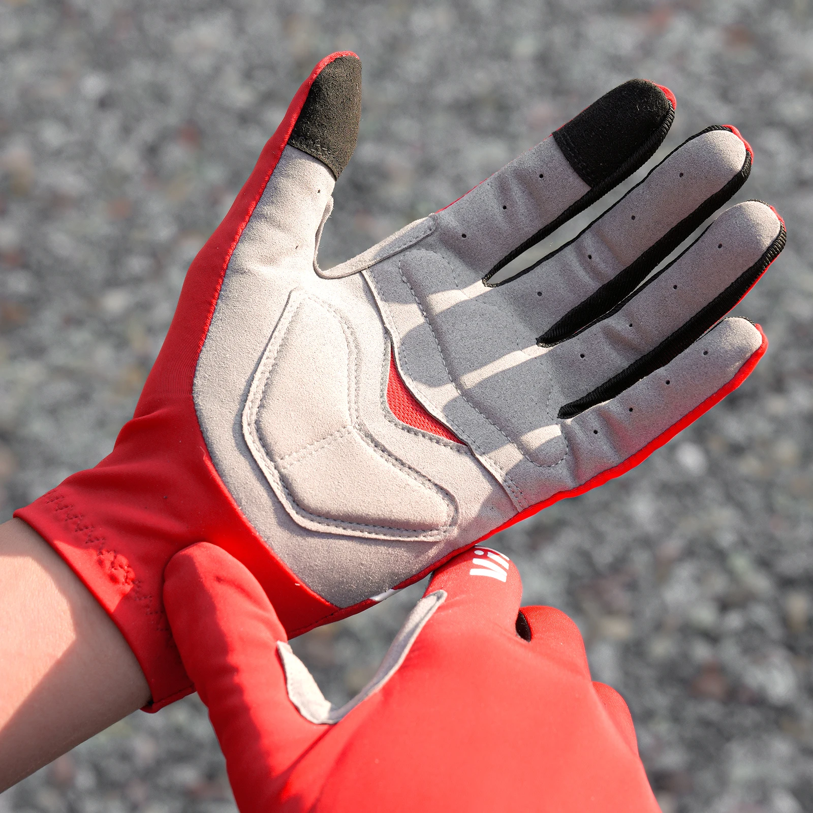 1 Pair Breaking Wind Cycling Gloves Anti-slip Bicycle Mittens Racing Road Bike Glove MTB Biciclet Guantes Ciclismo 4
