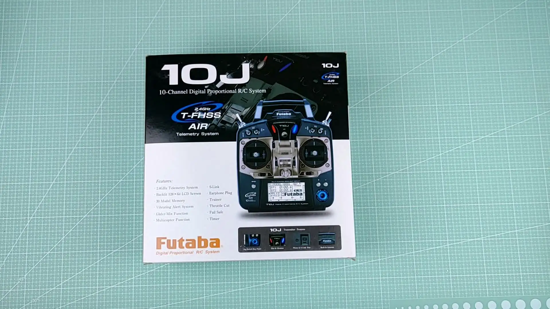 Futaba T10J 10J with R3008SB Receive 10 Channel 2.4GHz Radio