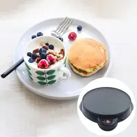 Multi-use Nonstick Crepe Maker Electric Griddle Non-stick Baking Pan Pizza Maker Baking Frying Pan Kitchen Tool 2