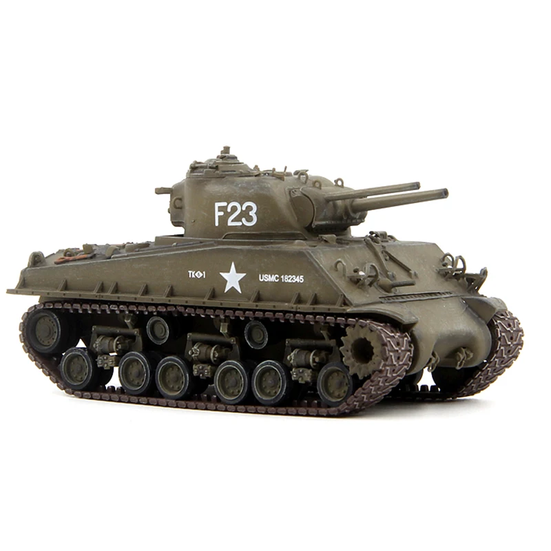 

1/72 Scale 63147 US M4A3 HVSS Sherman Tank Flamethrower 1951 Model Infantry Fighting Z-Mark Tank Tracked Vehicle Model Toy Gift