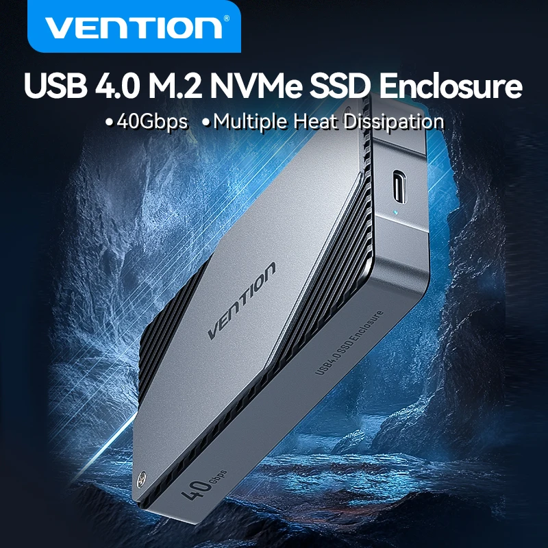 M.2 NVMe SSD Enclosure Case M.2 to USB 4.0 Adapter For NVME USB Type C Gen External Enclosure SSD Box Case external hard drive case,ssd enclosure,hard drive enclosure,hard disk case,external hard drive box,hdd case enclosure,hard drive adapter,ssd adapter