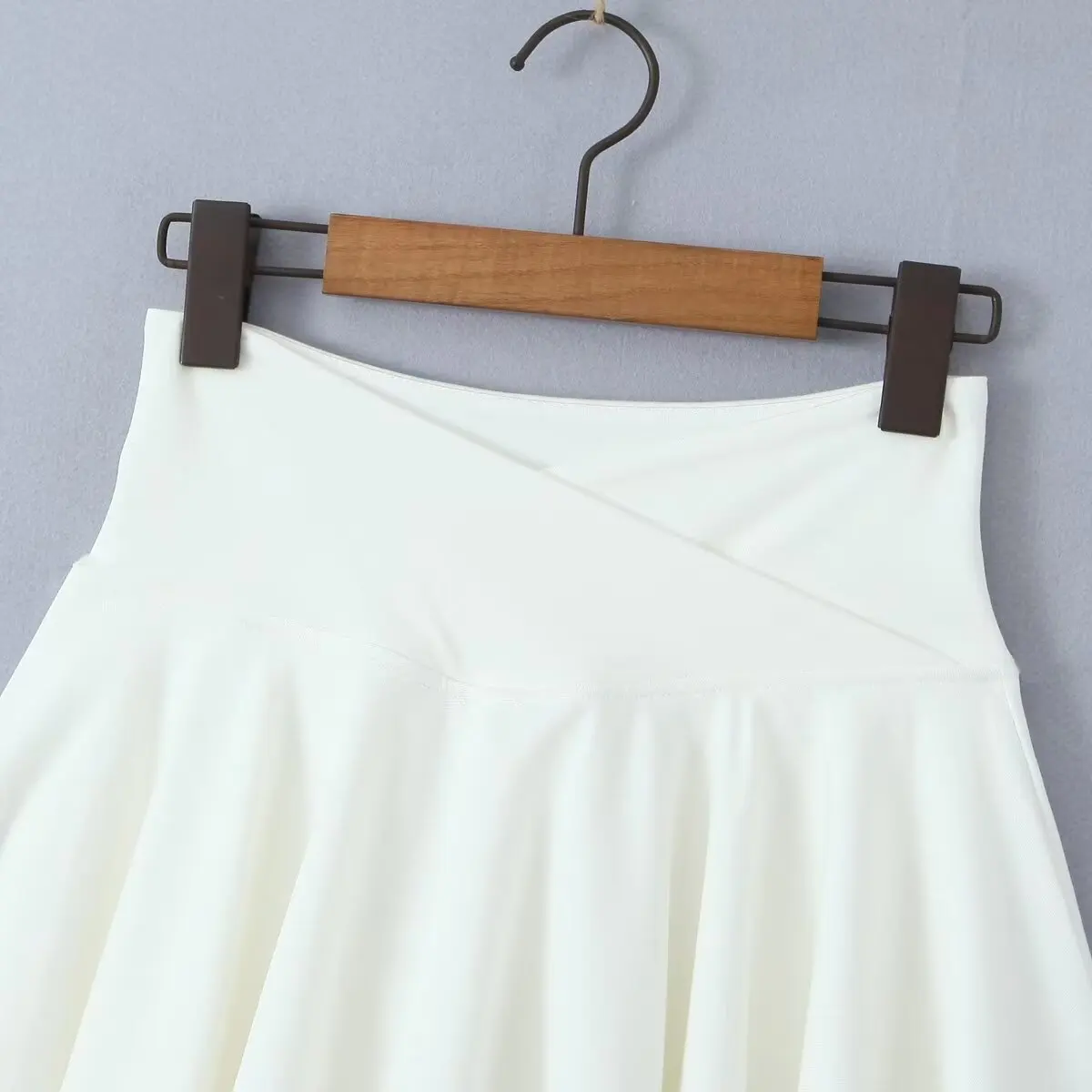 Jenny&Dave 2024 Crossed Waist Sexy A-line Skirts Womens New Arrival High Street Fashion Girl Mini Skirt