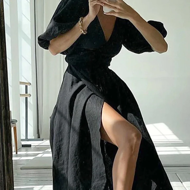 chinese dress ladies Women maxi wrap dress with stars / women dress online – Milimilu.com