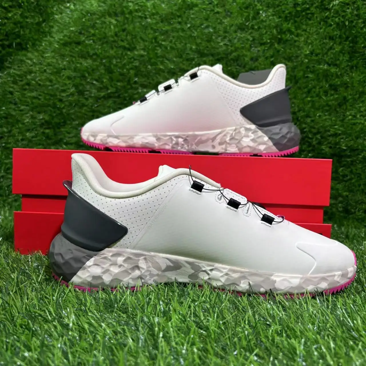 G/DRIVE Golf Shoes Men's Shoes Trendy Off-court Training Button Rotation Lightweight Waterproof Comfortable golf shoes