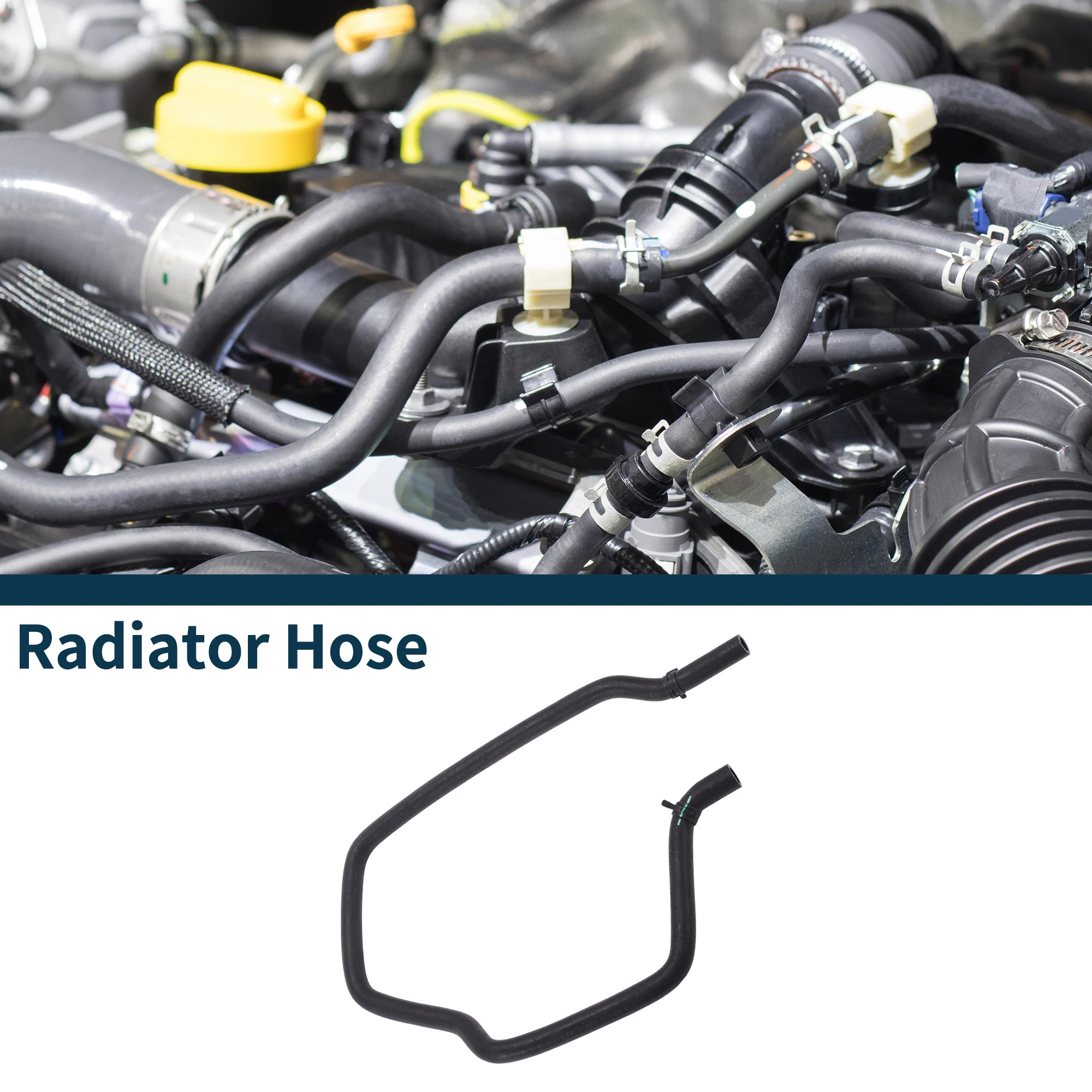 ท่อหม้อน้ำ Motoforti รุ่น PCH501950 สำหรับรถยนต์แลนด์โรเวอร์และเรนจ์โรเวอร์ ปี 02-09 ท่อยางระบายความร้อน สีดำ 1 ชิ้น 1
