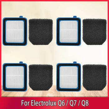 일렉트로룩스 Q6 / Q7 / Q8 / WQ61 / WQ71 / WQ81 / W3N5 진공 청소기 예비 부품 액세서리 용 2/4 PCS HEPA 필터