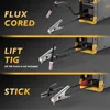 135A MIG Welder Flux Core 110V  Gasless Flux MIG/Lift TIG/Stick 3 in 1 Welding Machine IGBT DC Inverter with LCD Display 3