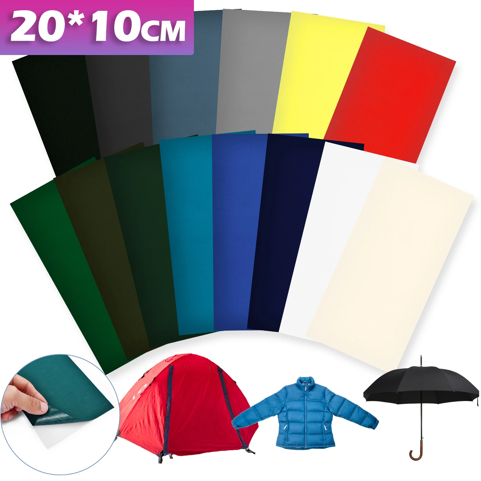 Self Adhesive Patches For Clothing Thermoadhesive Stickers Backpack Bags Washable Repair Patches Down Jackets Tent DIY Fix Patch