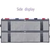 2 pieces under the bed quilt storage bag with cover can be folded, can be used for bedding clothes toys with 4 reinforced handle 6