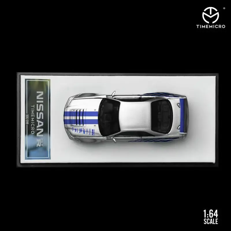 TimeMicro1:64 skyline GTR R34 Fast & Furious themed painted alloy model 6