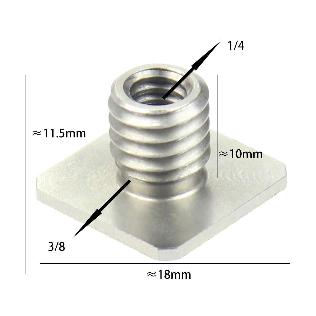 1/4\" Screw Metal Flash Hot Shoe Mount Adapter Light Stand Tripod ZL Z CWICR