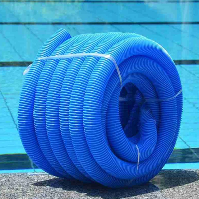 6.3m * 32mm tubo di scarico filetto blu tubo aspirapolvere tubo di  aspirazione piscina interrata pulizia dell'acqua sostituzione tubo di  scarico - AliExpress