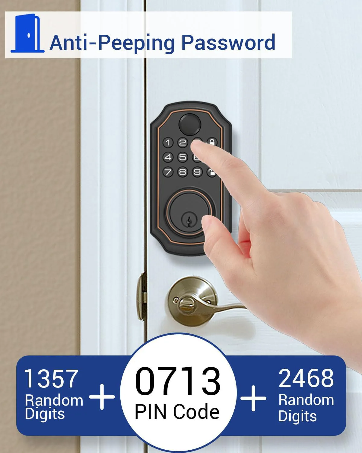 Smart fingerprint lock family home