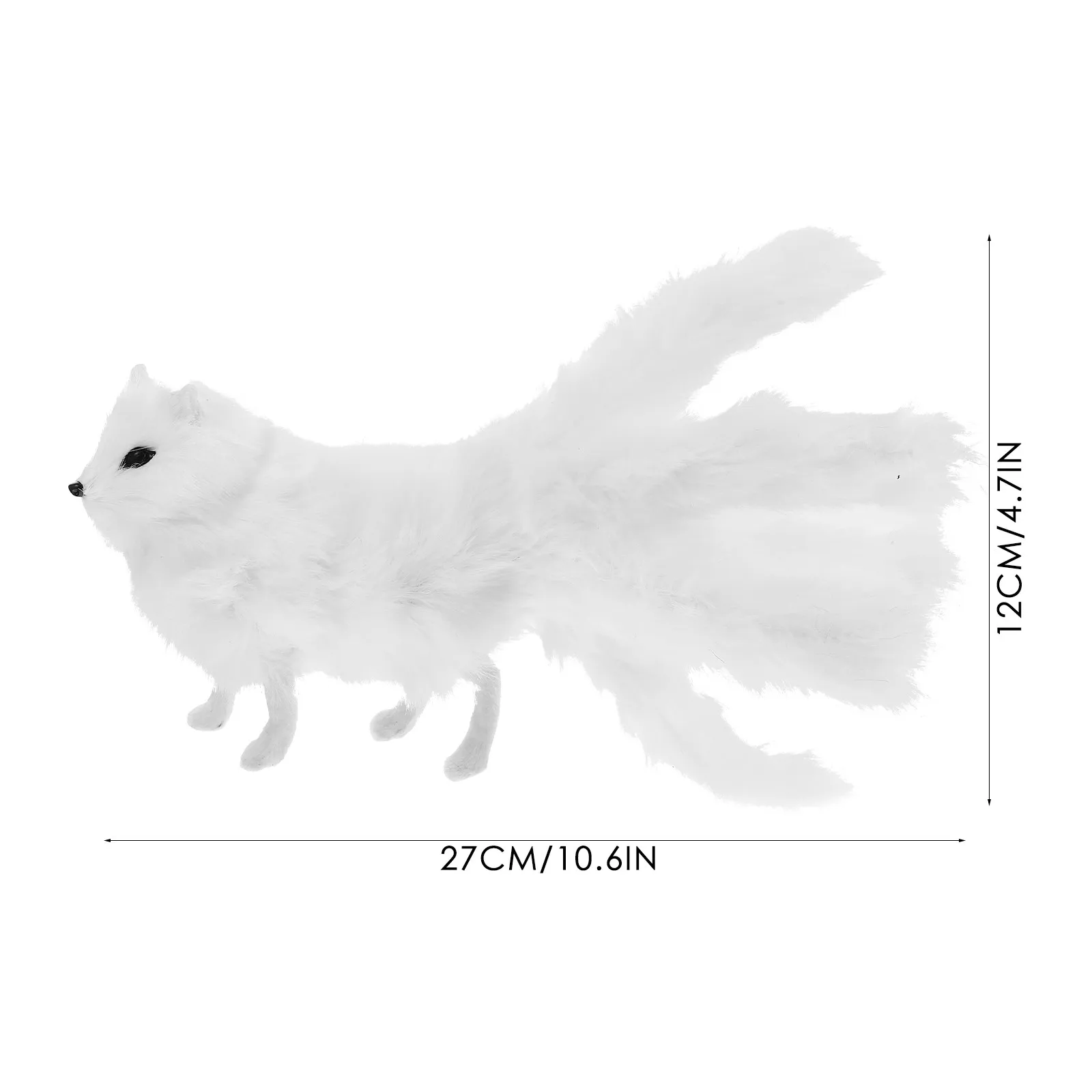시뮬레이션 여우 모양 수공예 데스크탑 장식 사랑스러운 동물 장식품 작은 동물 동상 창의적인 재사용 가능한 홈 장식