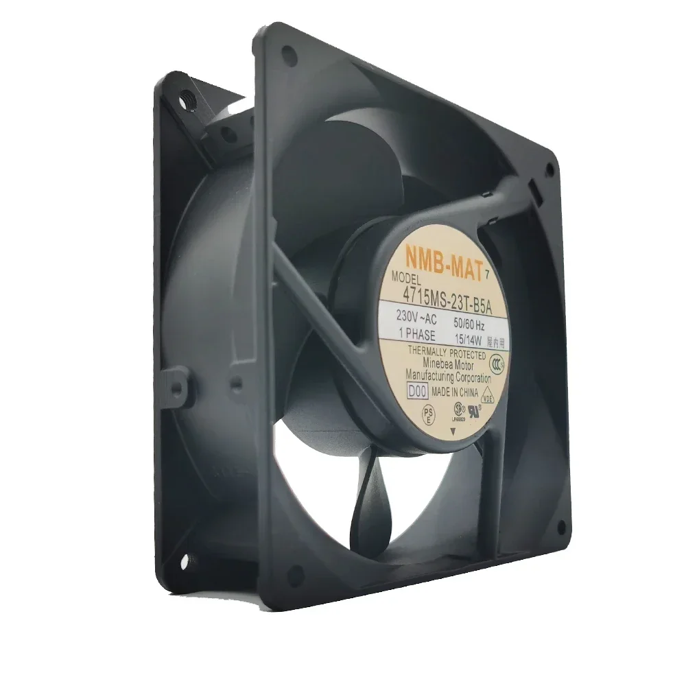 NMB-MAT Minebea 4715MS-23T-B5A D00 12038 230V 12CM cooling fan server fans