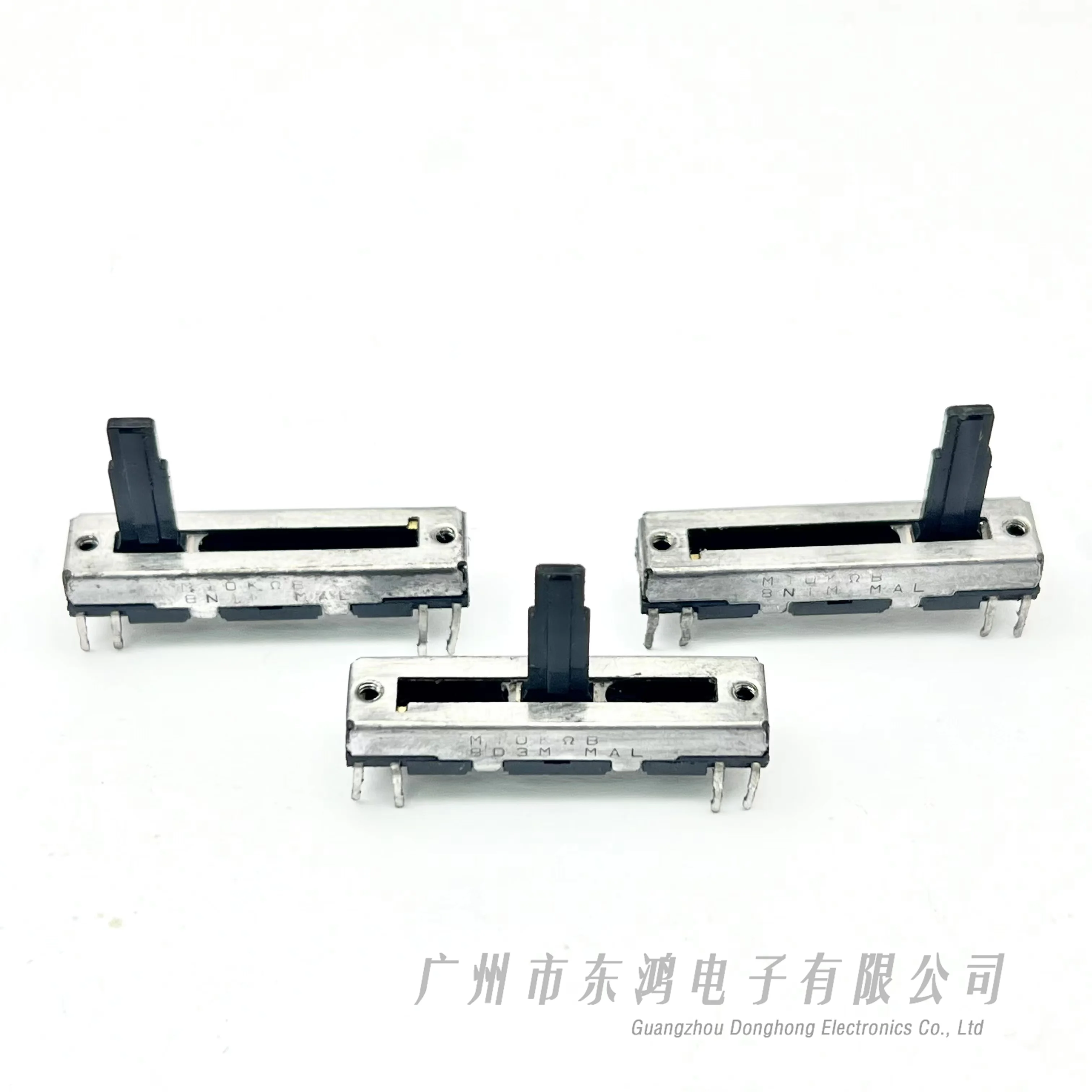 35mm straight slide potentiometer M10K with midpoint positioning shaft length 15mm 1 pcs linear potentiometer adjustable resistor electronic components