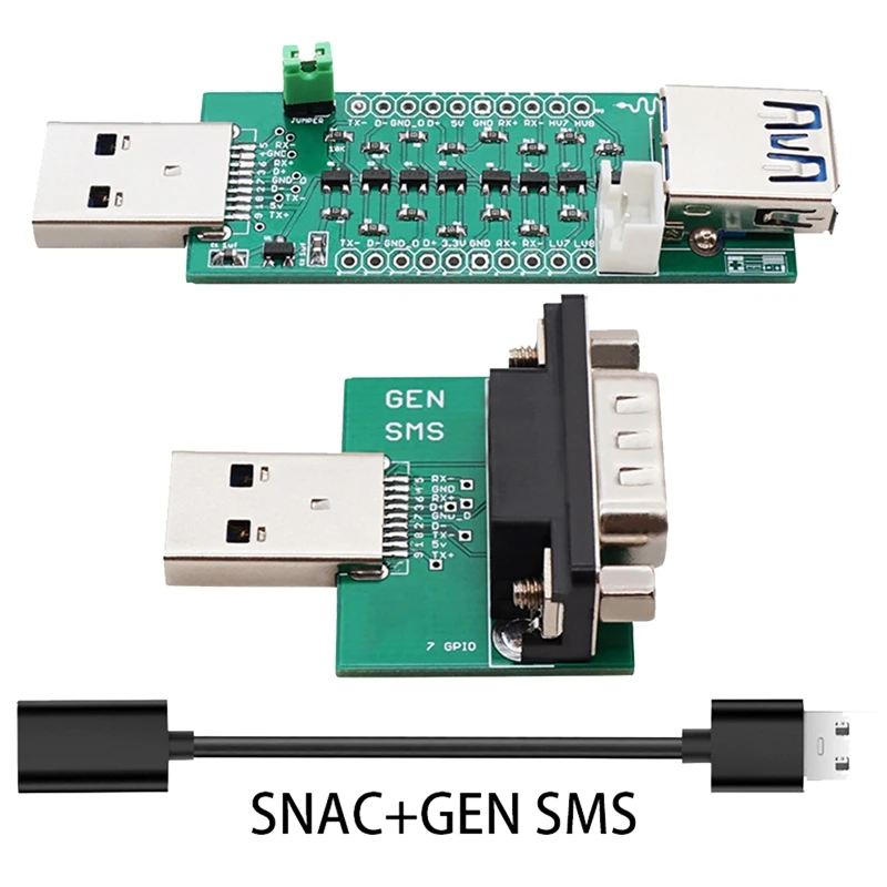 

Адаптер USB 3,0 SNAC + GENSMS для игрового контроллера, конвейерные детали для De10nano mr FPGA IO Board