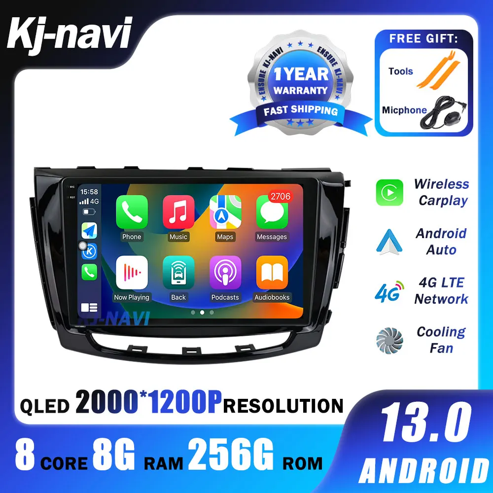 

10" Car Radio For Greatwall GWM STEED Wingle 6 2014 - 2021 GPS WIFI 4G Navigation Wireless Carplay Stereo Auto Multimedia QLED