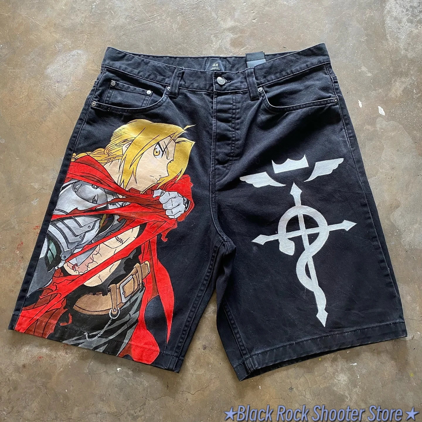 Harajuku Popular Y2k Baggy Jeans Vintage Wide Leg Denim Pants Popular Anime Sweatpants Streetwear Couples Trouser Men Clothing 4