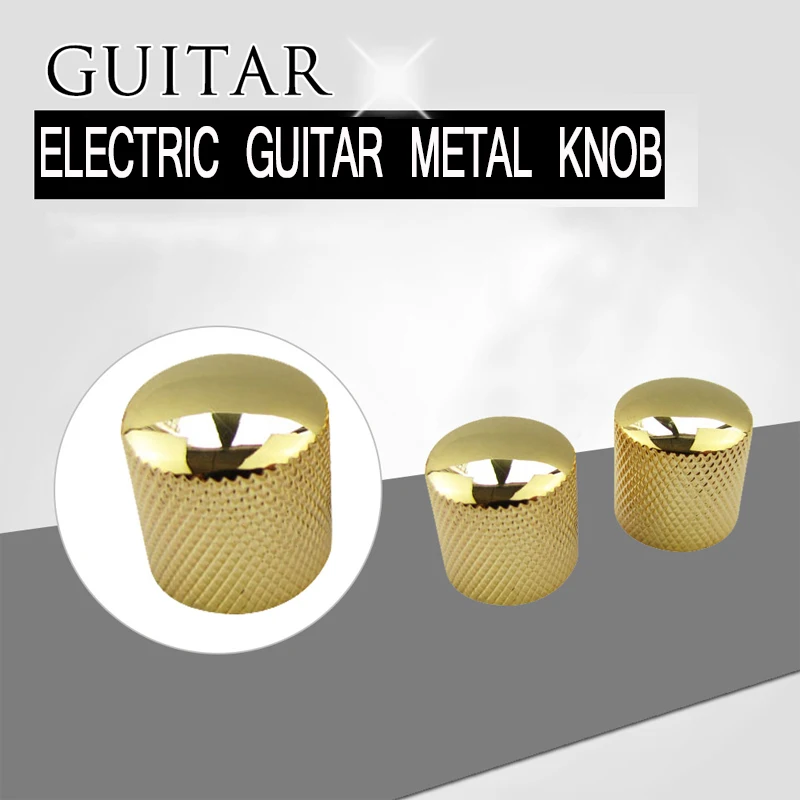 1Pcs Electric Guitar Accessories Metal Knob Bass Guitar Volume Knob