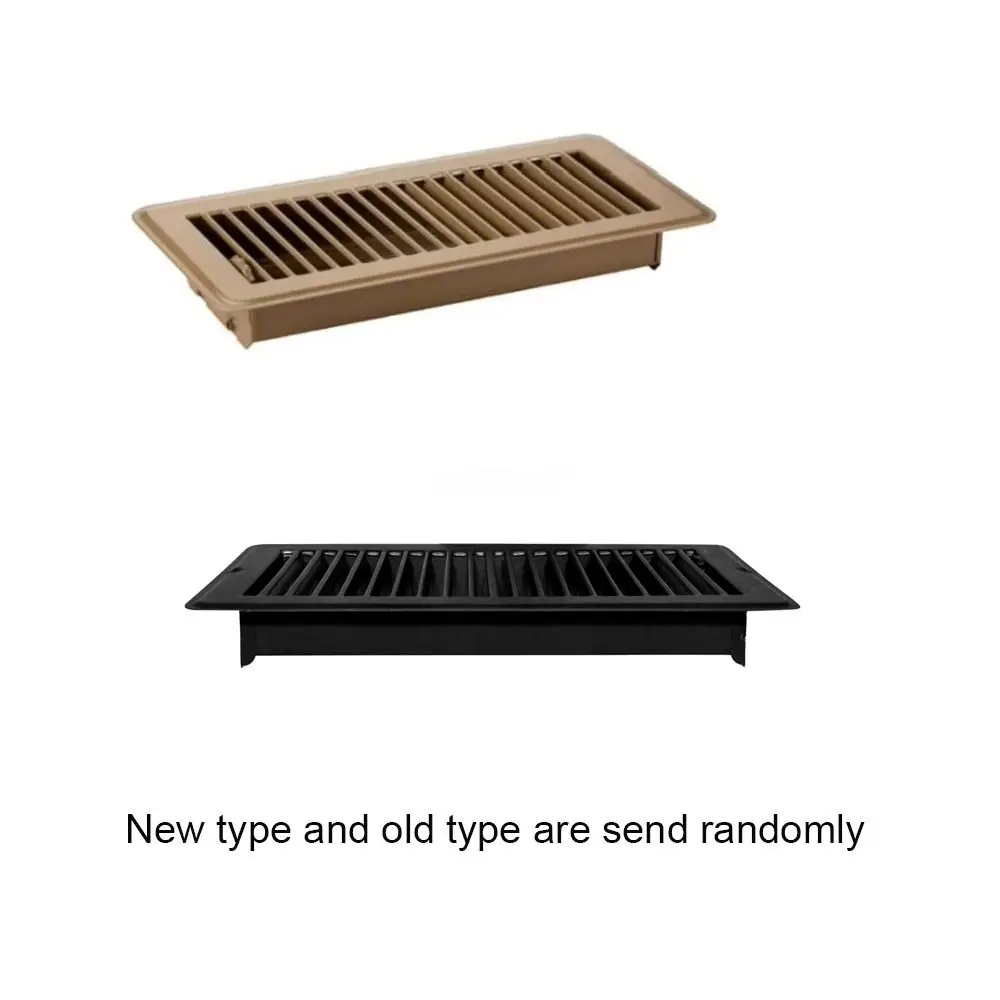 Metal Floor Register Cover High-efficiency 4*10 Inch Heavy Duty Vent Grille Rust-proof Air Cover Central Conditioner Grille