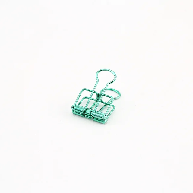 Mr Paper 8 Colors 3 Sizes Ins Colors Gold Sliver Rose Green Purple Binder Clips Large Medium Small Office Study Binder Clips Green S
