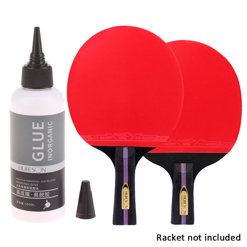 100ML Table Tennis Racket Soleplate Inorganic Glue Water-soluble Pong Ball Glue Rubber Adhesive Soleplate Maintenance Fluid