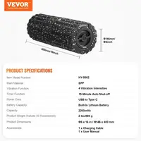 Vibrating Foam Roller 4 Levels Rechargeable Electric EPP Foam Massager - Image 6