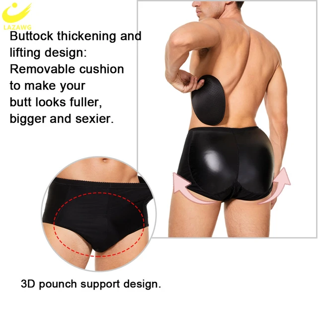 Shaper Butt Enhancer Panties, Mens Padded Underwear Men