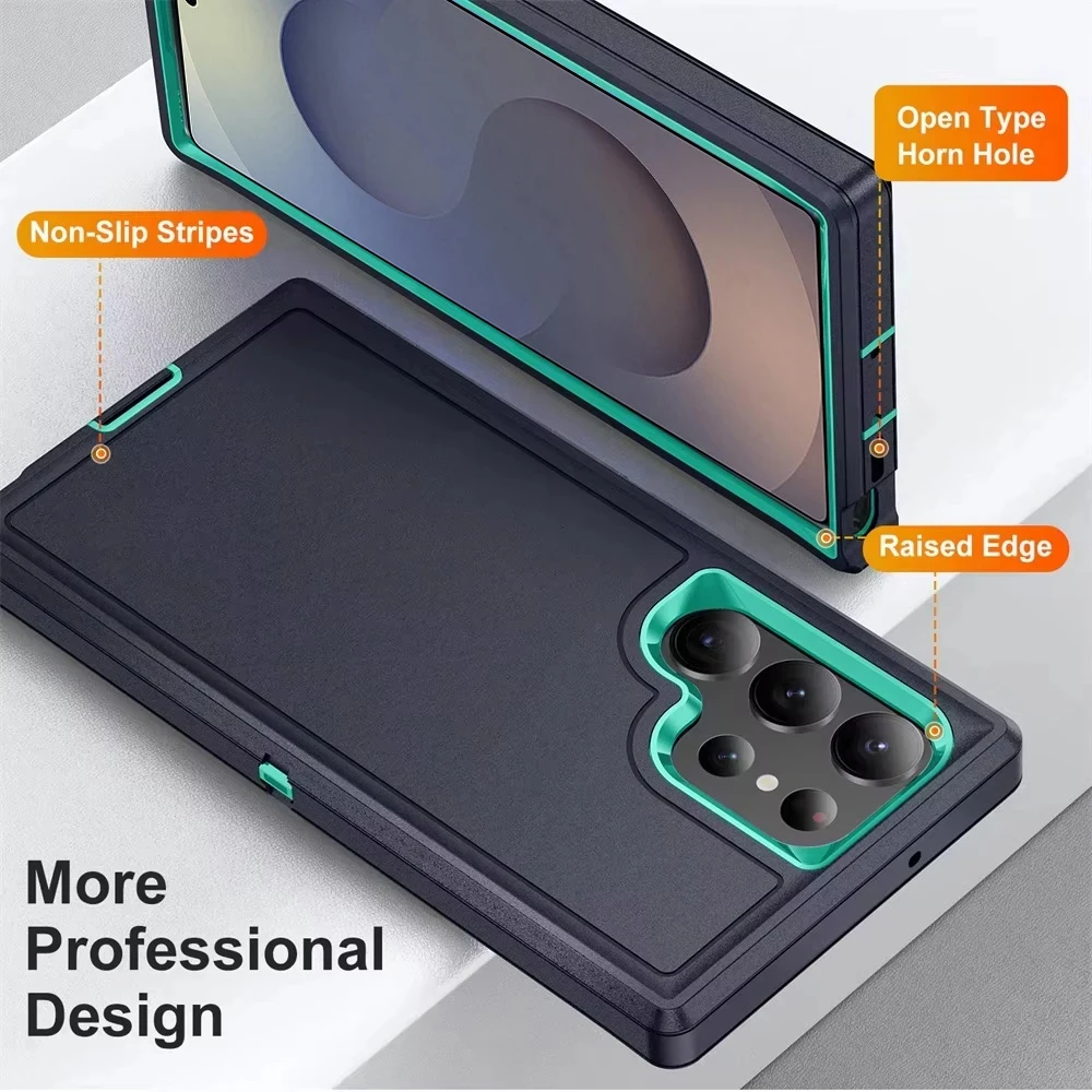Ultimate Shockproof Defender Armor Phone Case with Stand - Military Grade Protection Cover