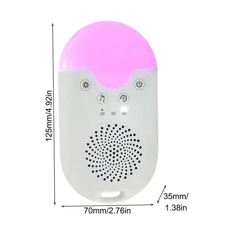 Inaut nia-Machine à bruit blanc pour chambre à coucher, apaiseurs intelligents, synchronisation, essentiel pour nouveau-né, pépinière, poussette, voiture