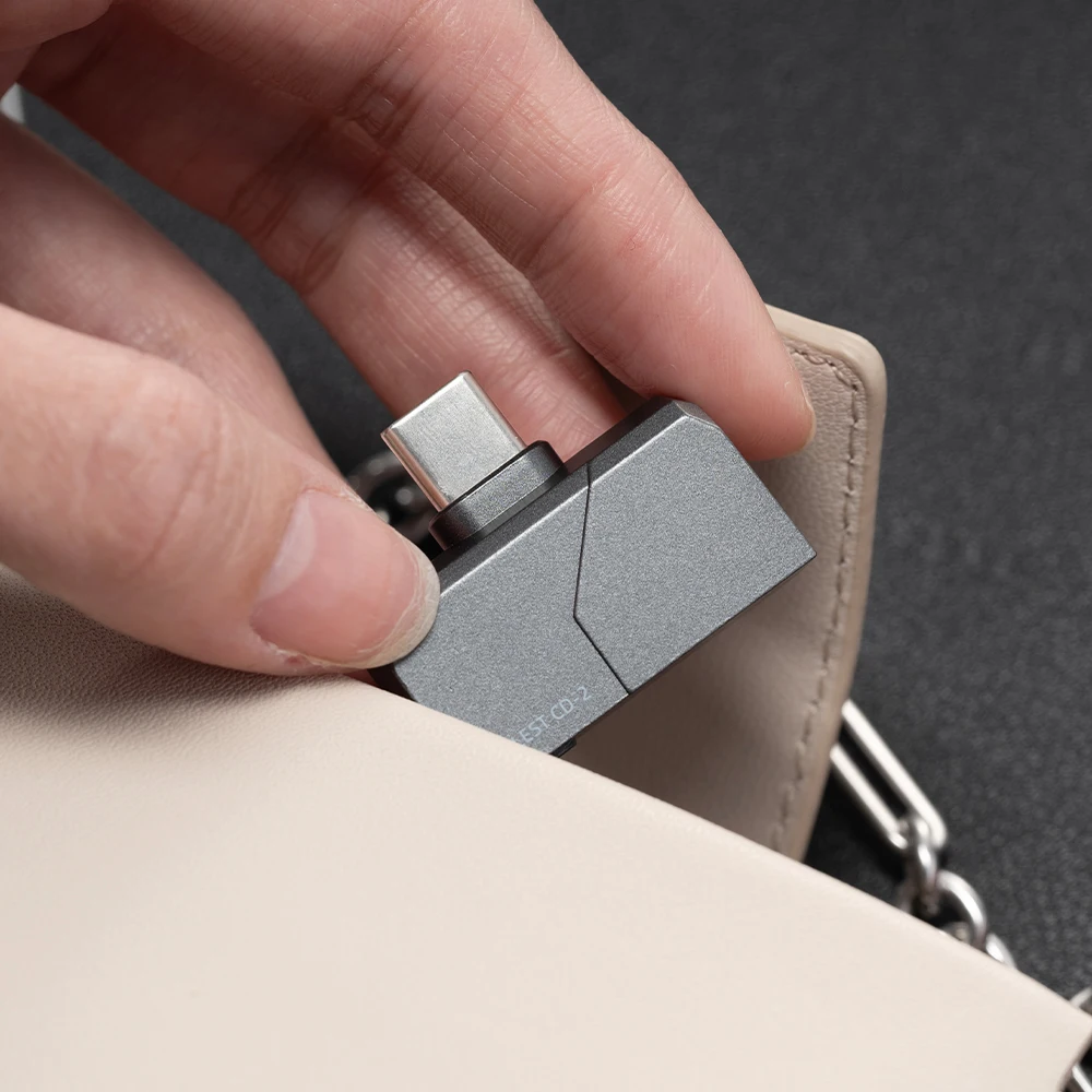 Celest CD-2 Portable Type-C to 3.5mm 4.4mm DAC Audio HiFi Earphone Decoder Headphone Amplifier For Android iOS Mac Win10
