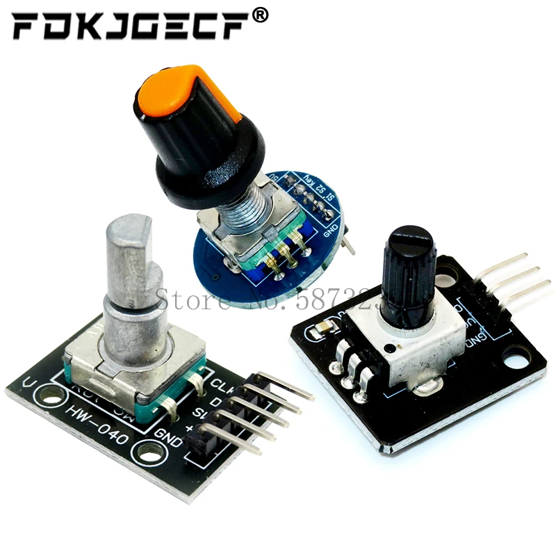 360-Degrees-Rotary-Encoder-Module-Rotary-Potentiometer-Analog-Knob ...