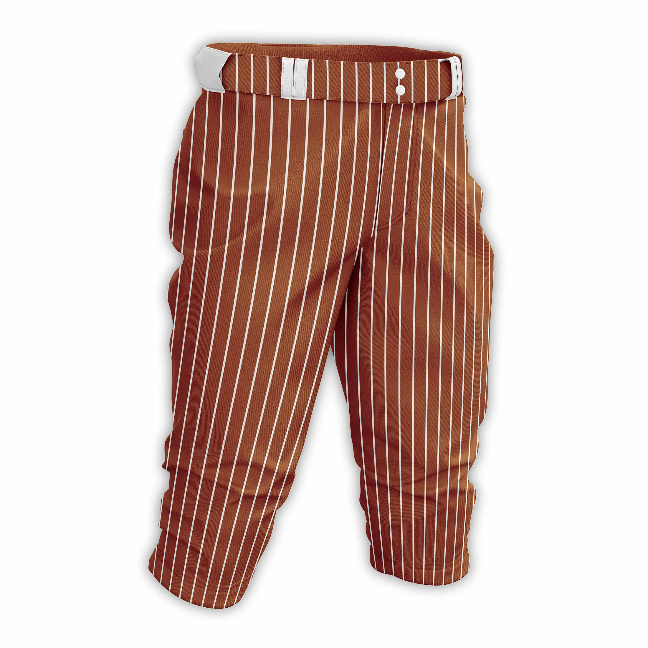 Professional Striped Baseball Shorts Slim-fit Cropped Baseball Middle Pants Fit Not Stuffy Softball For Adult, Male and Female