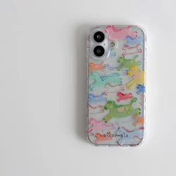 Year of the Horse Cartoon Design Creative Phone Case Y2K Cover - iPhone 12 Mini (Only Case)